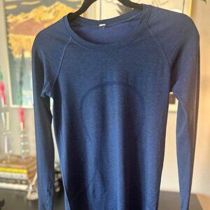 Lululemon Swiftly Dark Blue Long-Sleeve
